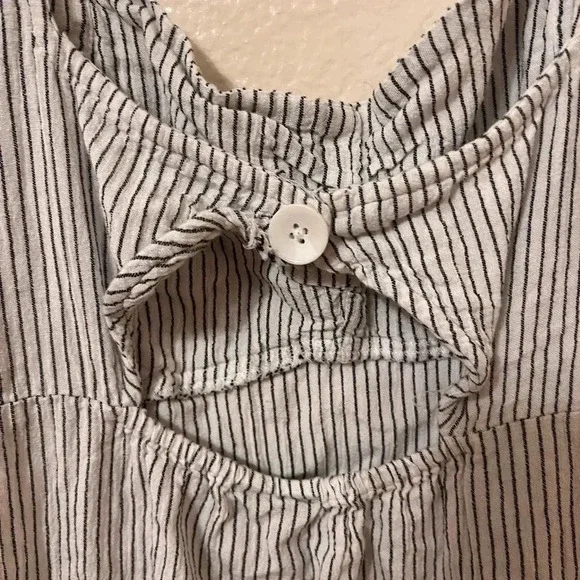 Volcom Sunleashed Puff Sleeve Striped Mini Dress - Picture 5 of 6